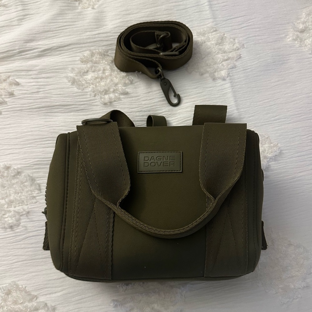 Dagne Dover Moss Green Shoulder Bag